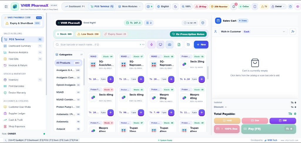VHIR PharmaX™ v2.0.0 - service